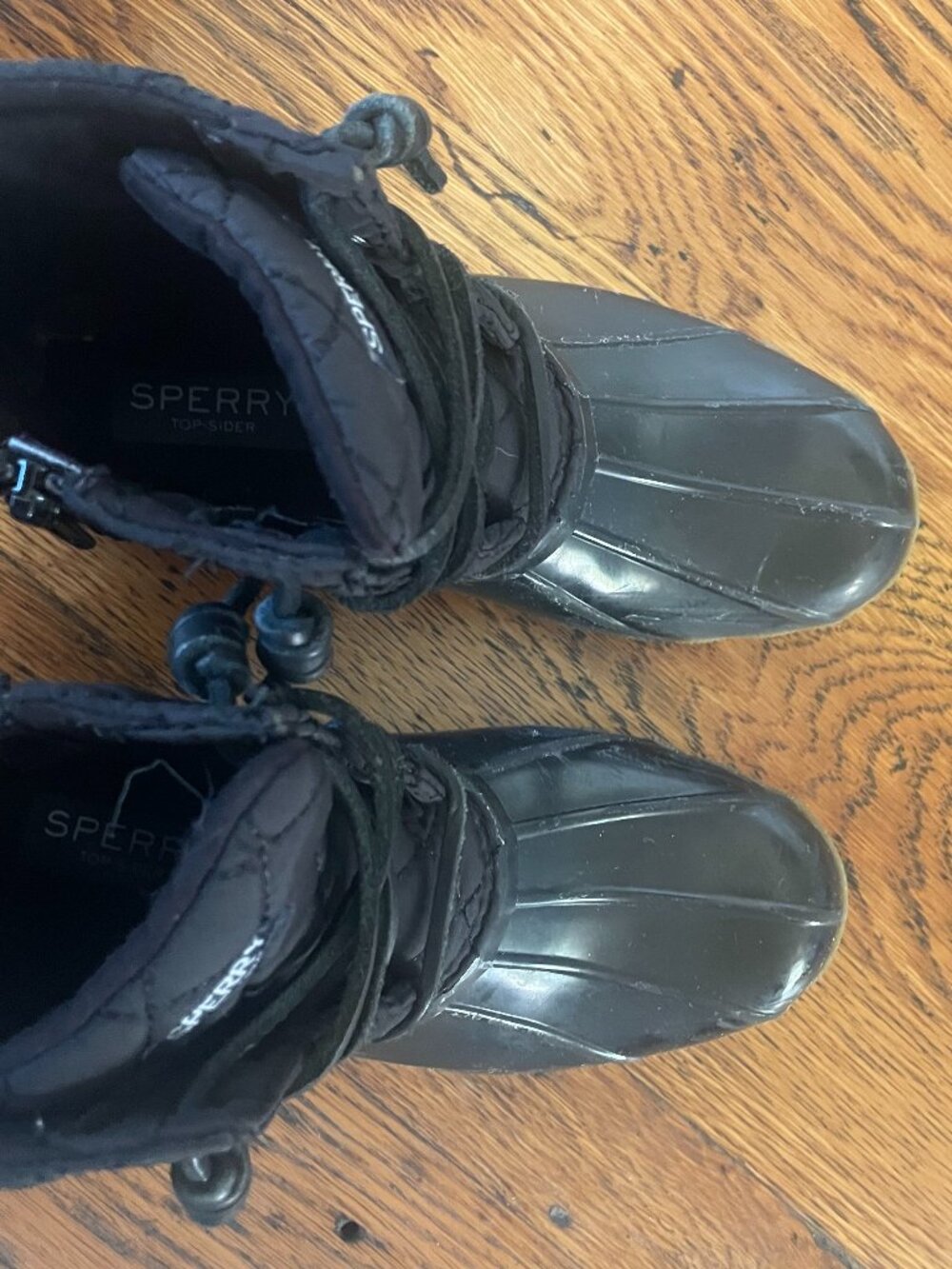 Sperry Saltwater Boot Black Size 2M